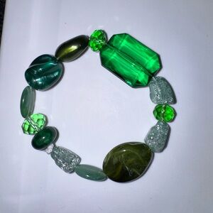 Green Gemstone Bracelet